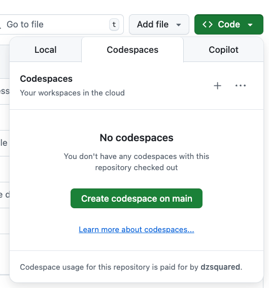 Codespace