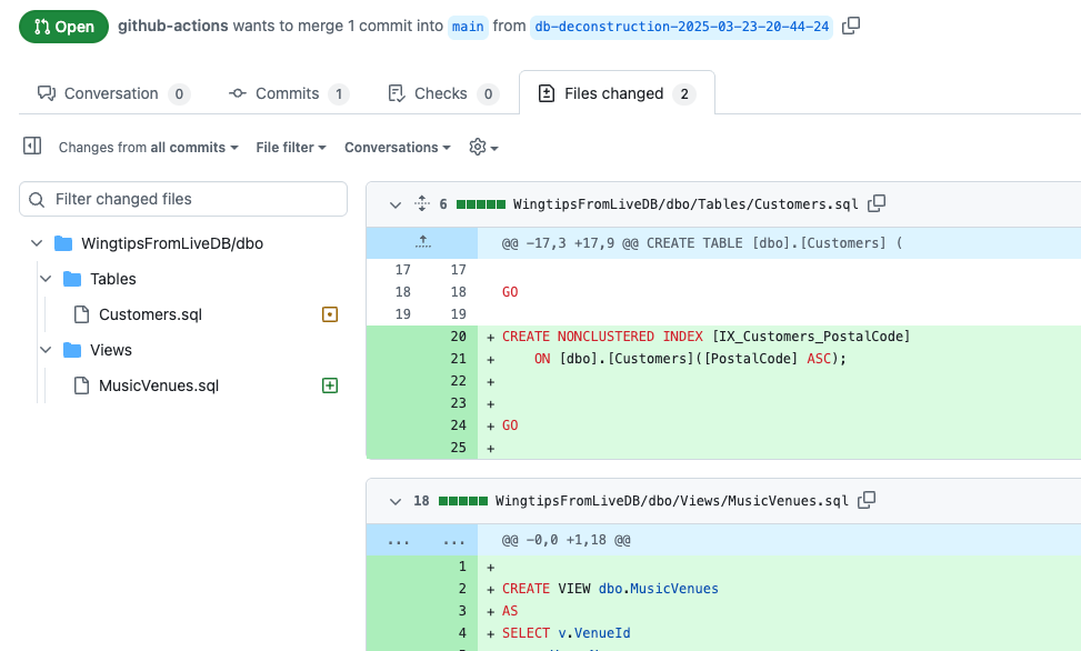 rogue db pull request